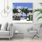 Key West Cabana I by Rick Novak on GIANT ART - green tropical