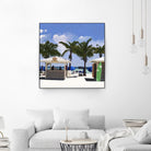 Key West Cabana I by Rick Novak on GIANT ART - green tropical
