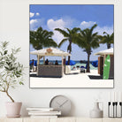 Key West Cabana I by Rick Novak on GIANT ART - green tropical