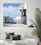 Key West Cabana II by Rick Novak on GIANT ART - white tropical