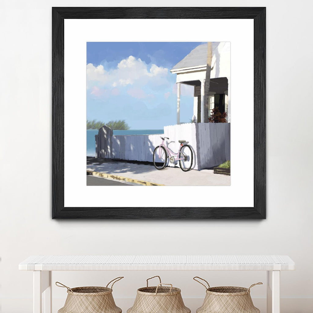 Key West Cabana II by Rick Novak on GIANT ART - white tropical