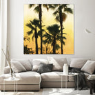 Morning Palm Tree I by Rick Novak on GIANT ART - yellow tropical