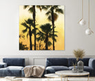 Morning Palm Tree I by Rick Novak on GIANT ART - yellow tropical