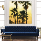 Morning Palm Tree I by Rick Novak on GIANT ART - yellow tropical