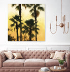 Morning Palm Tree I by Rick Novak on GIANT ART - yellow tropical
