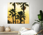 Morning Palm Tree I by Rick Novak on GIANT ART - yellow tropical