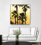 Morning Palm Tree I by Rick Novak on GIANT ART - yellow tropical