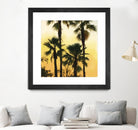 Morning Palm Tree I by Rick Novak on GIANT ART - yellow tropical