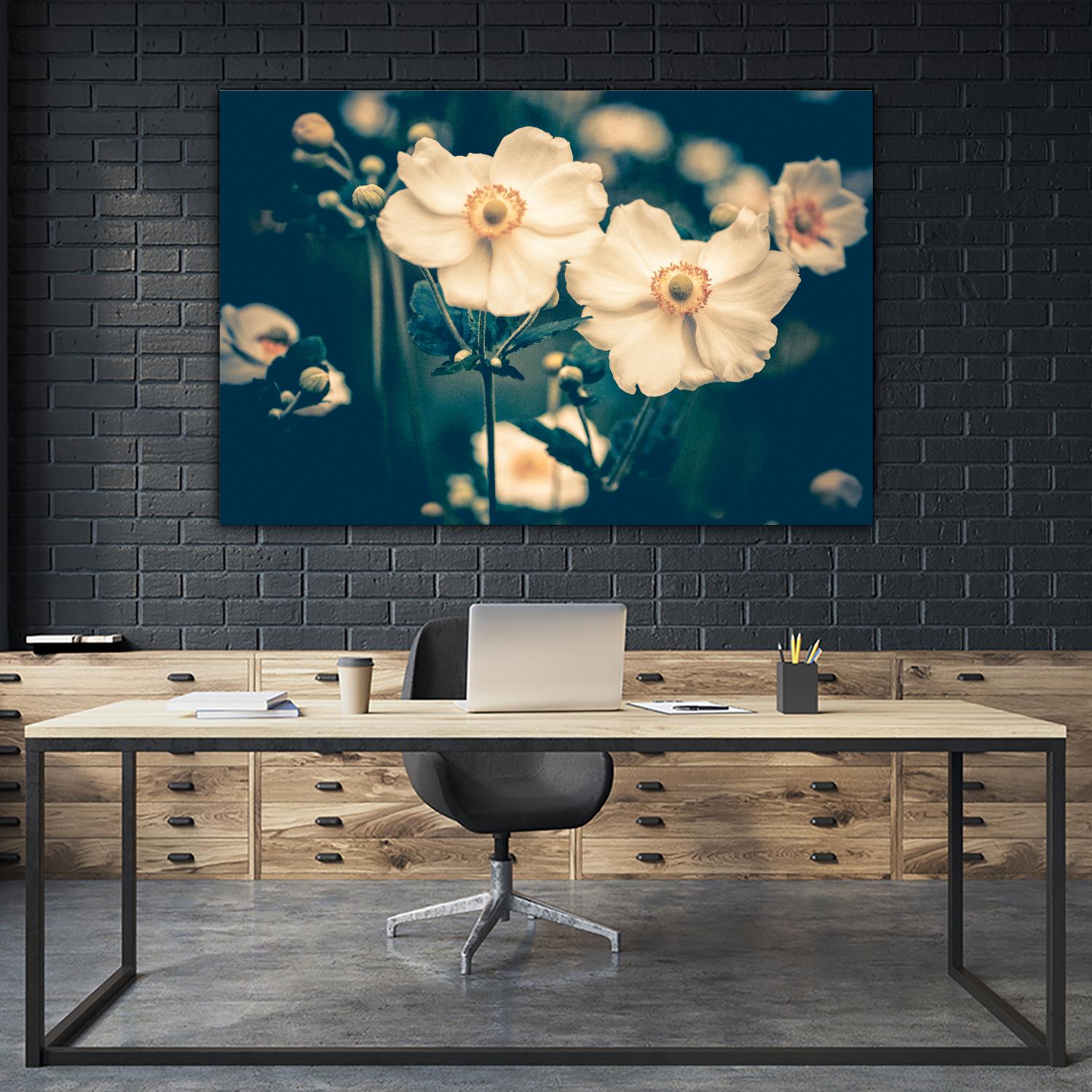 Dogwood by Olivia Joy on GIANT ART - grey floral