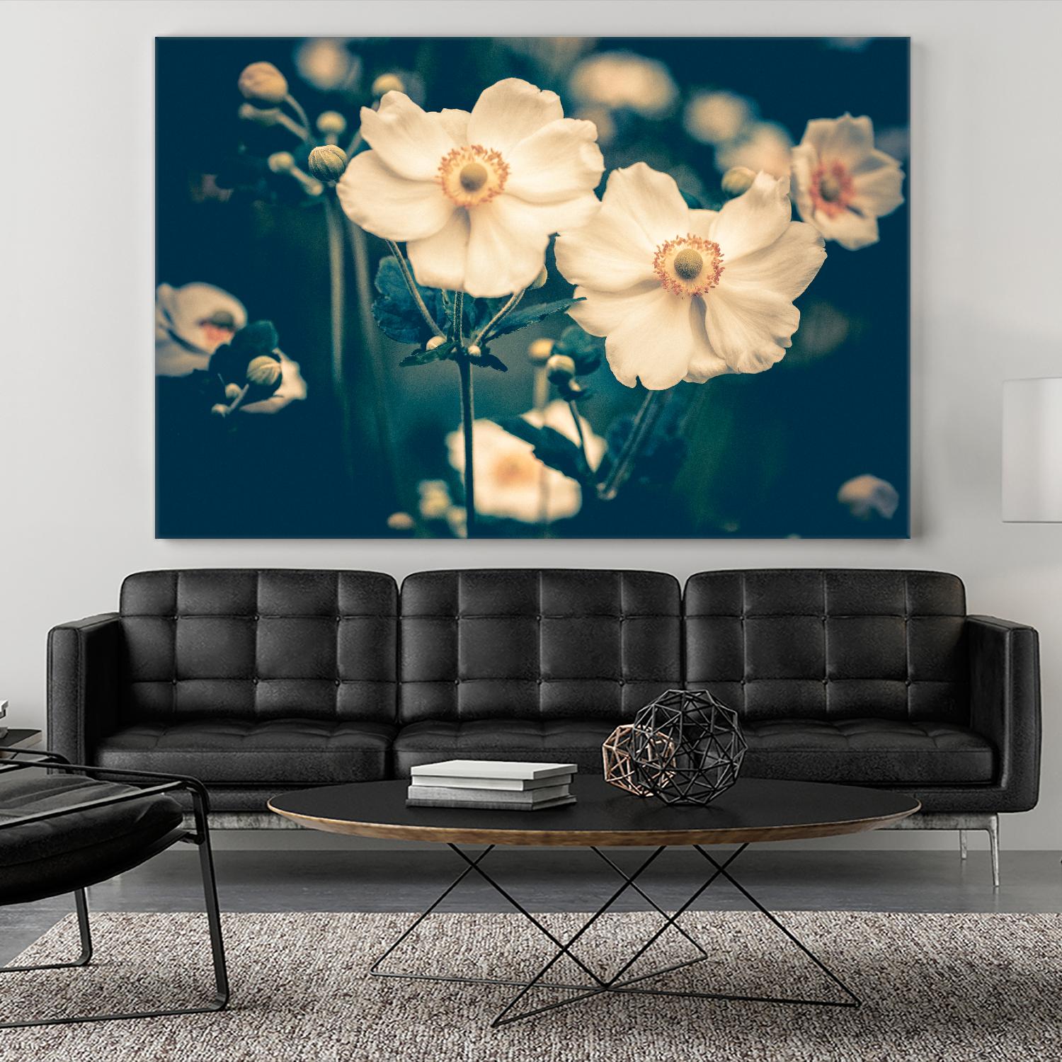 Dogwood by Olivia Joy on GIANT ART - grey floral