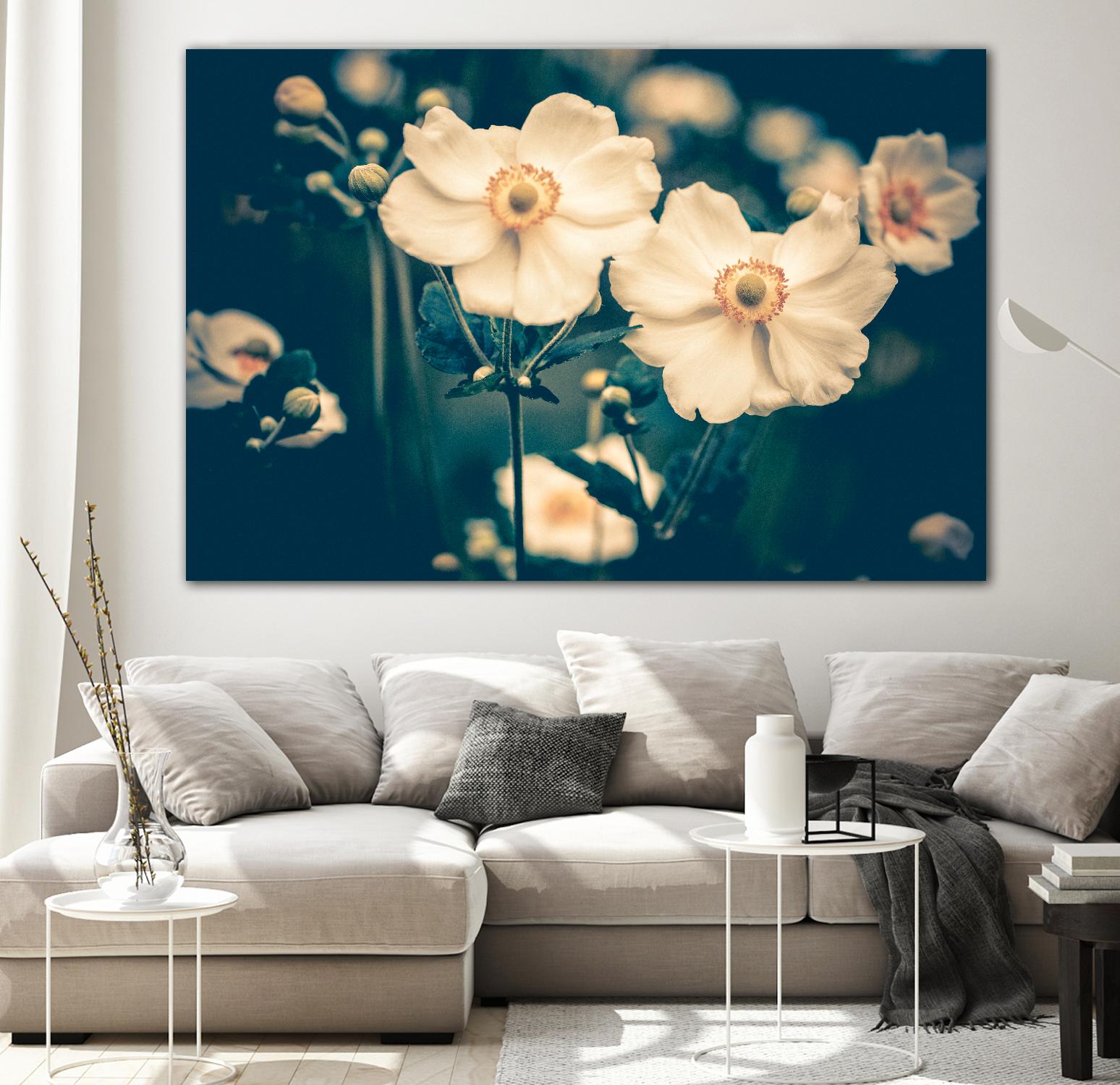 Dogwood by Olivia Joy on GIANT ART - grey floral