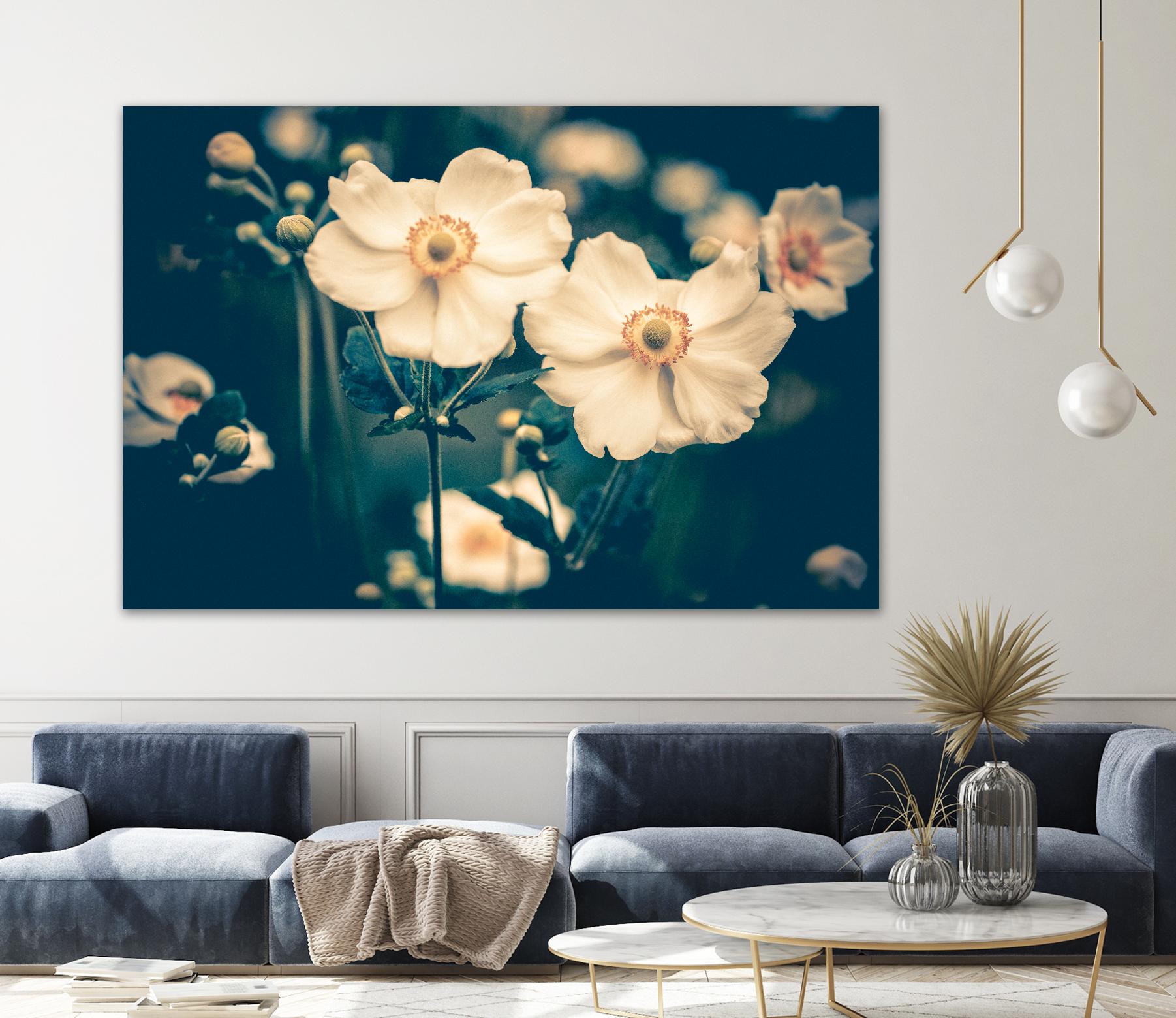 Dogwood by Olivia Joy on GIANT ART - grey floral