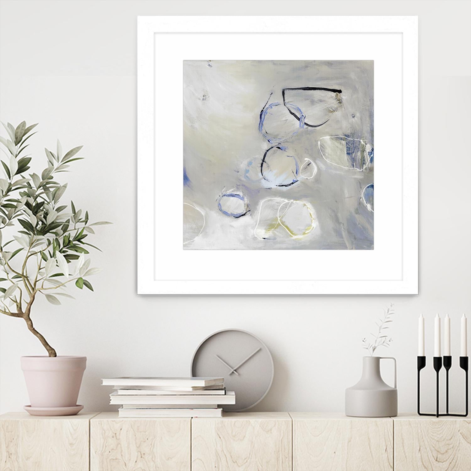 Morph II by Pamela Ozery on GIANT ART - white abstract