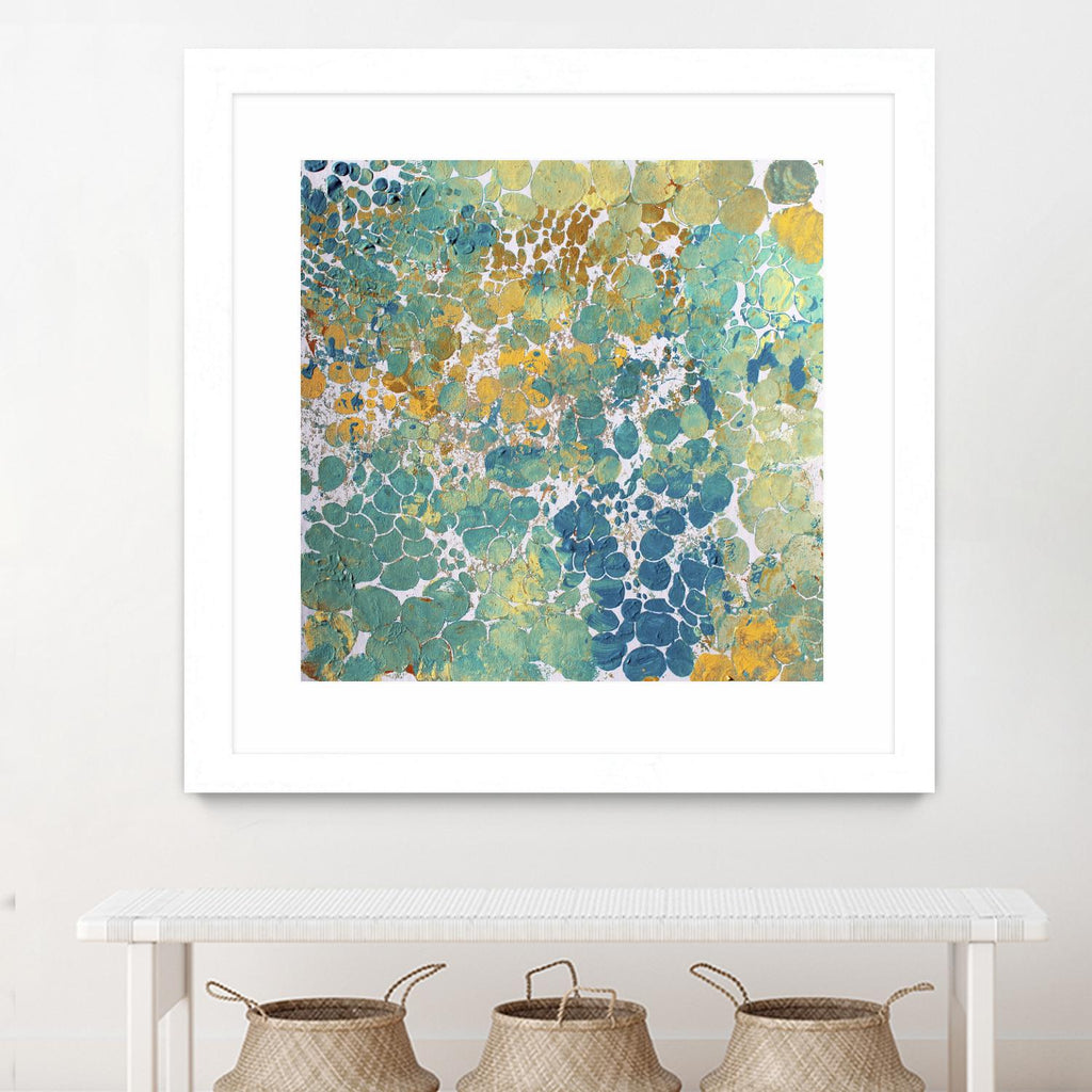 Textured by Irena Orlov on GIANT ART - yellow abstract