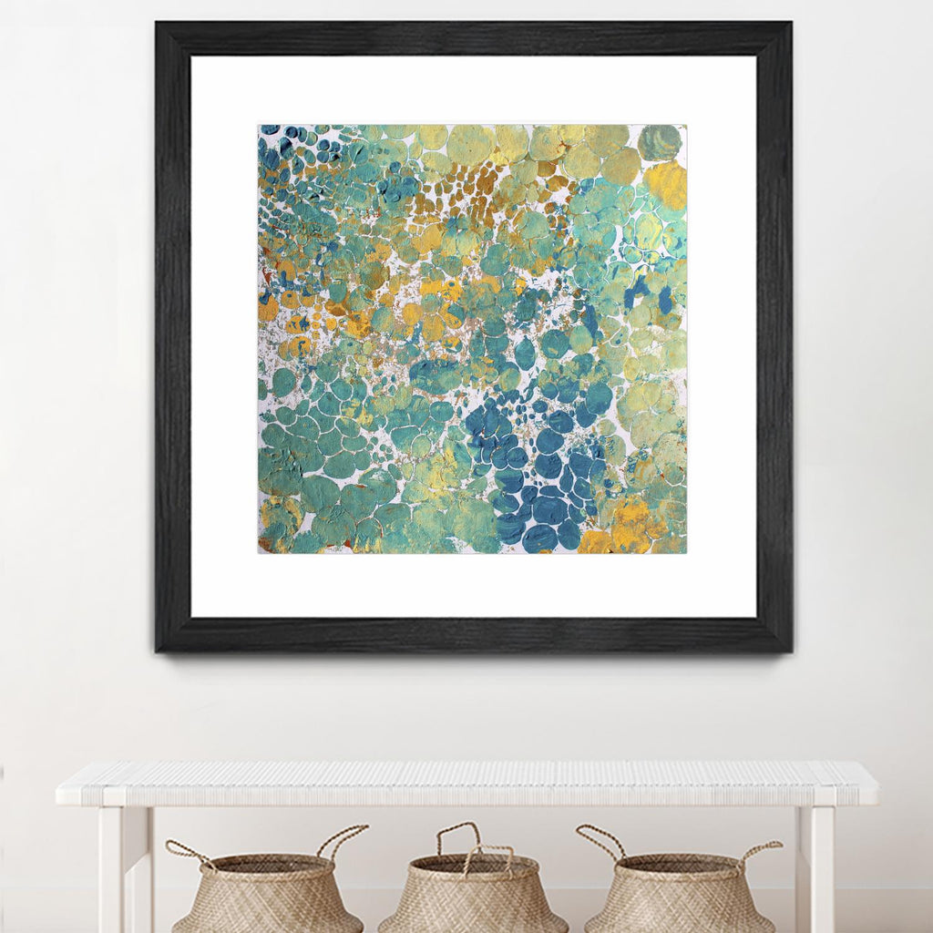 Textured by Irena Orlov on GIANT ART - yellow abstract