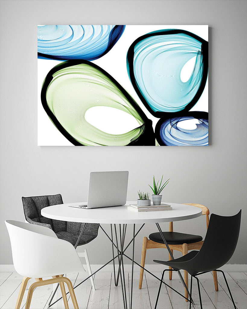 Only a Few VII by Irena Orlov on GIANT ART - turquoise abstract