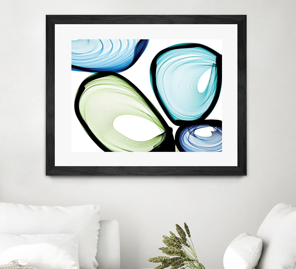 Only a Few VII by Irena Orlov on GIANT ART - turquoise abstract