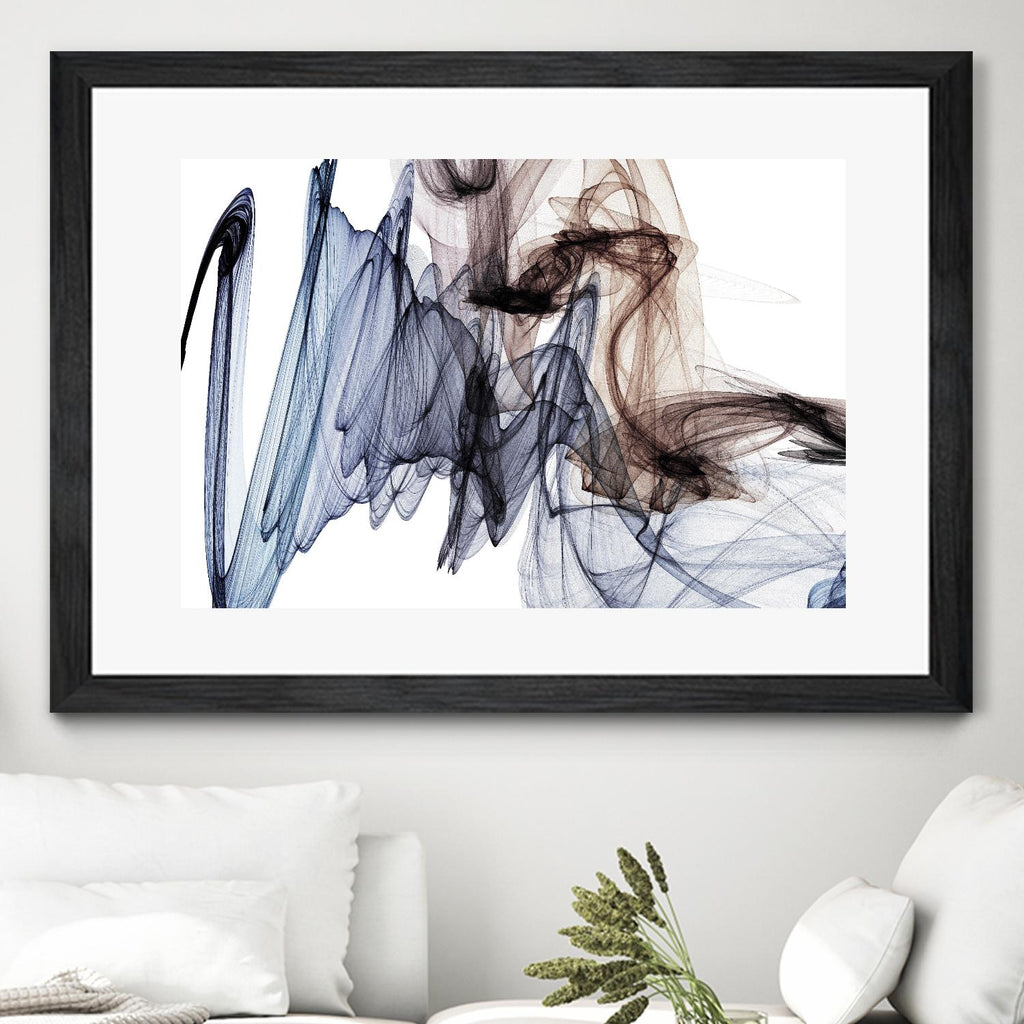 The Invisible World VI by Irena Orlov on GIANT ART - blue abstract