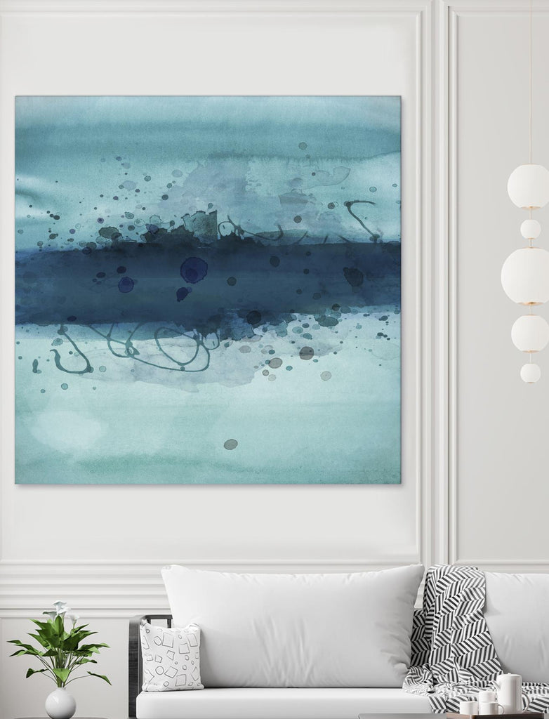 Into the Deep I by PI Studio on GIANT ART - blue abstract