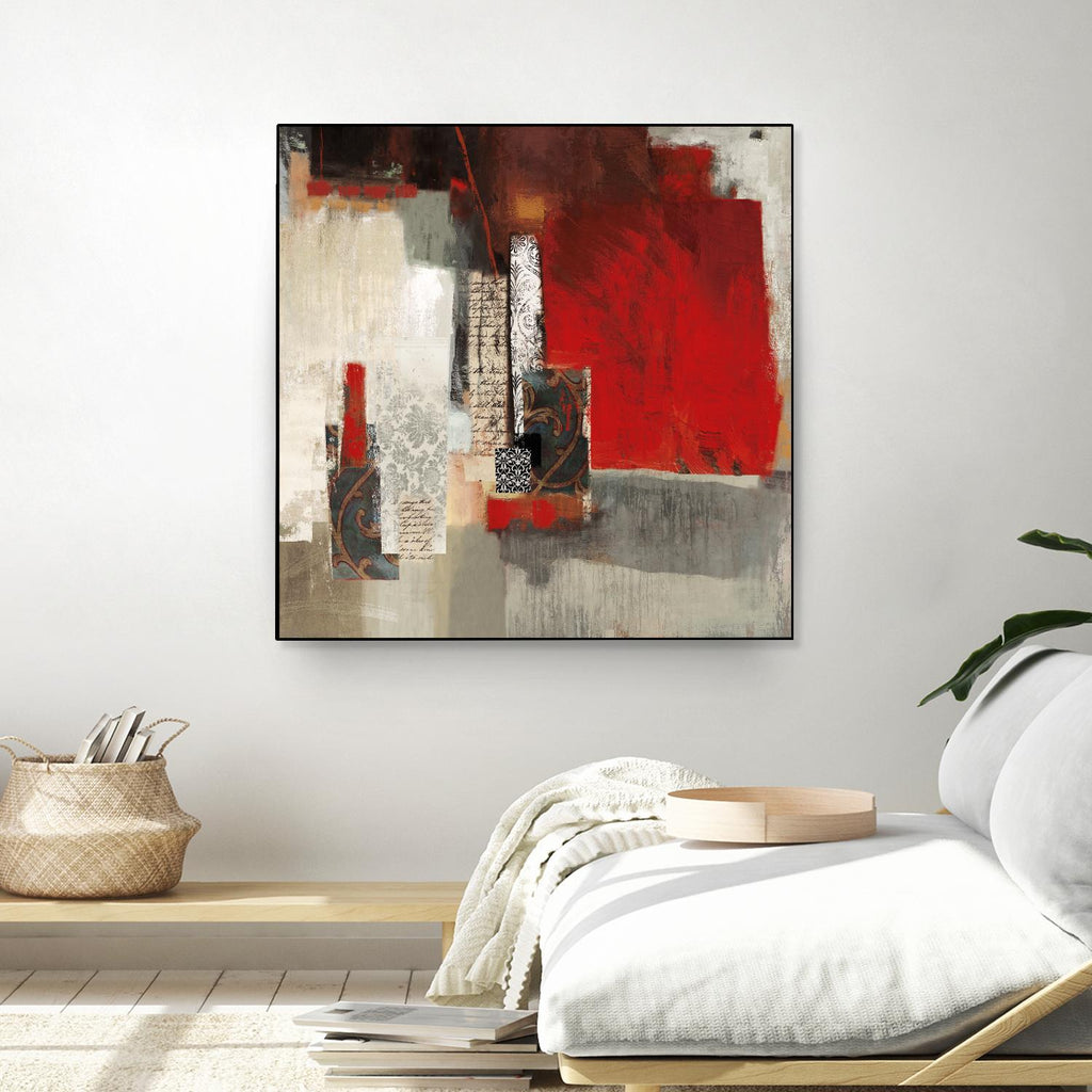 Crimson Tide by PI Studio on GIANT ART - beige abstract