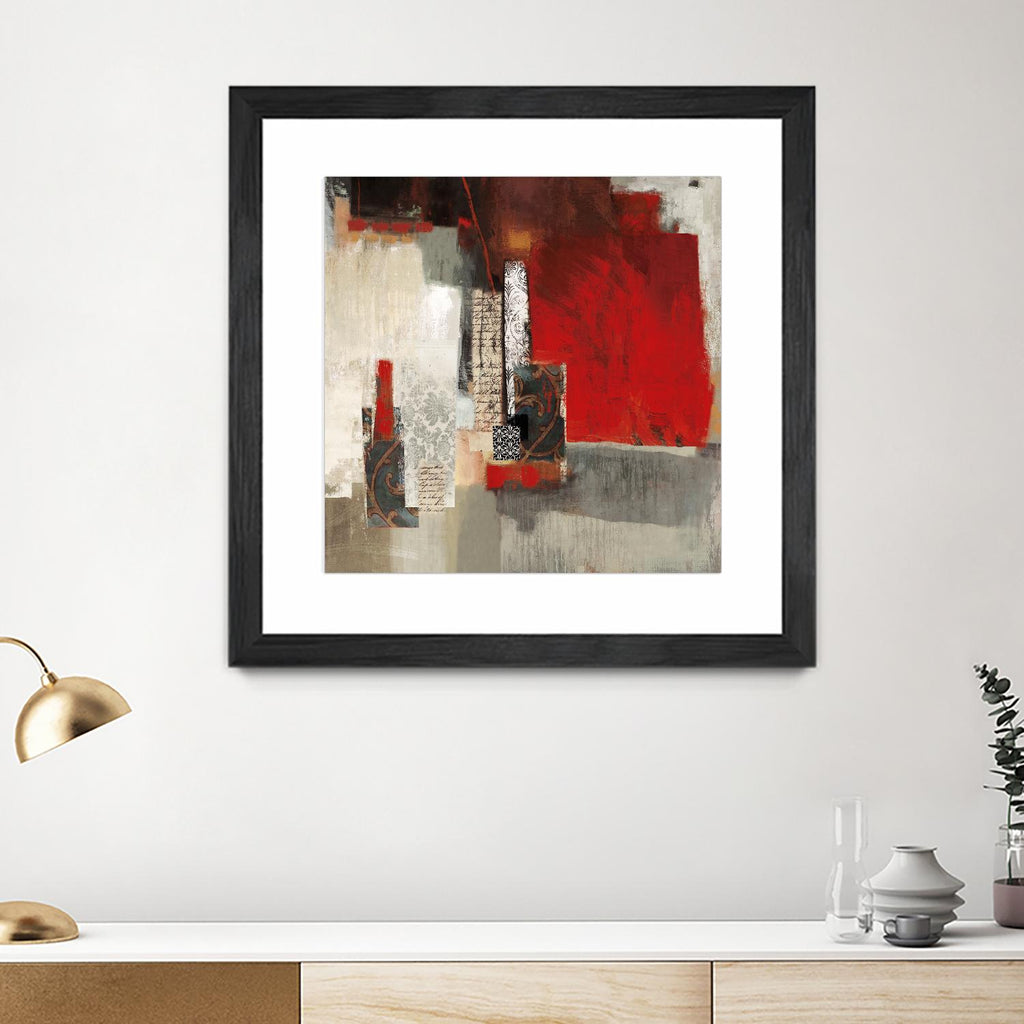 Crimson Tide by PI Studio on GIANT ART - beige abstract