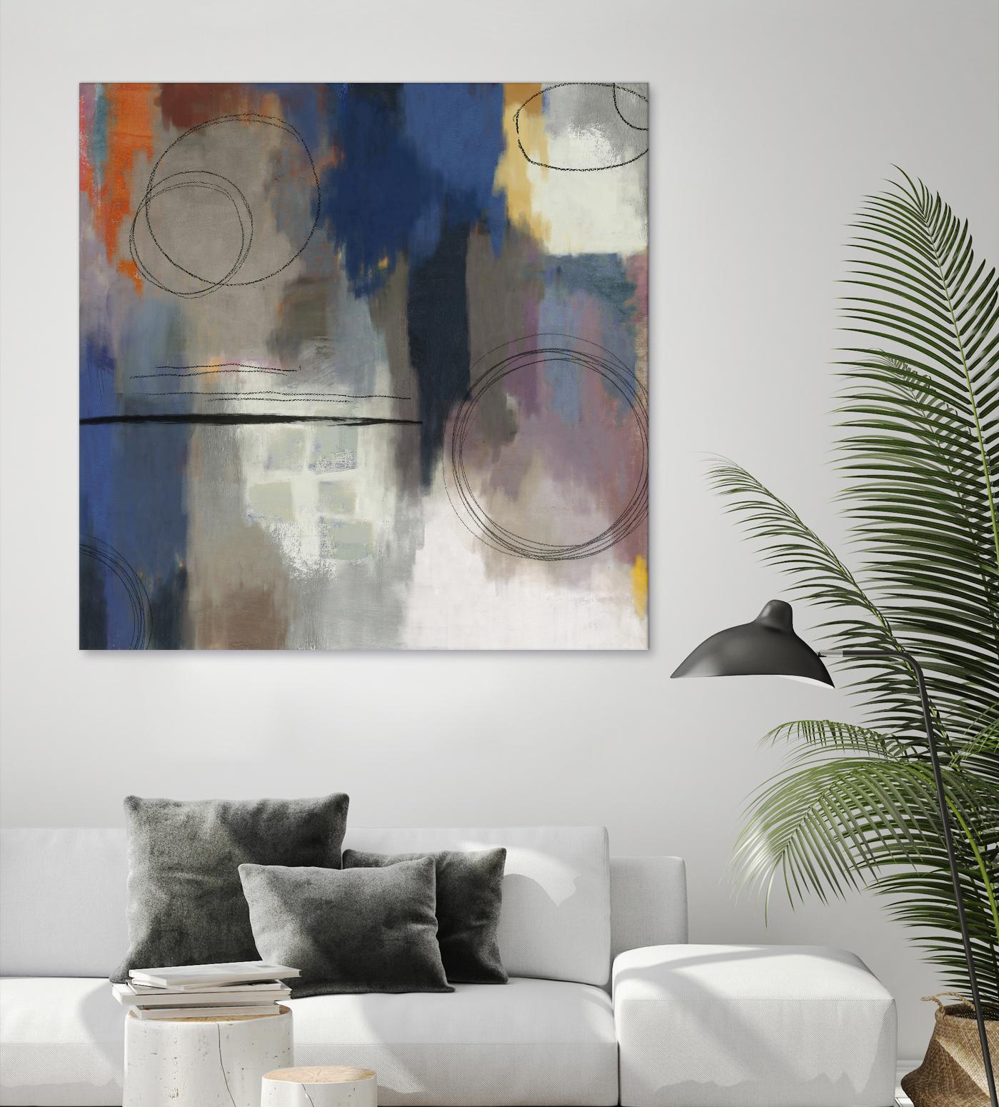 Indigo Touch II by PI Studio on GIANT ART - blue abstract