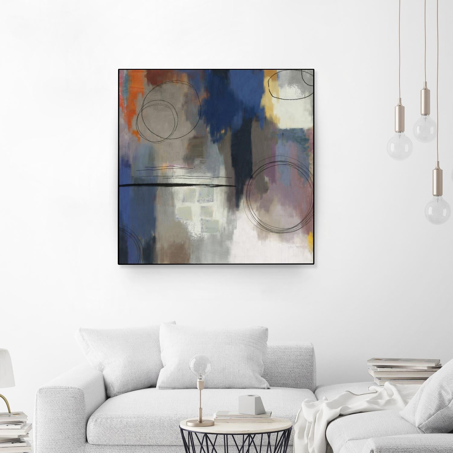 Indigo Touch II by PI Studio on GIANT ART - blue abstract