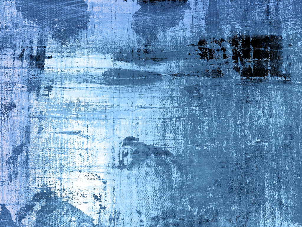 Bleu par PI Studio sur GIANT ART - abstrait noir