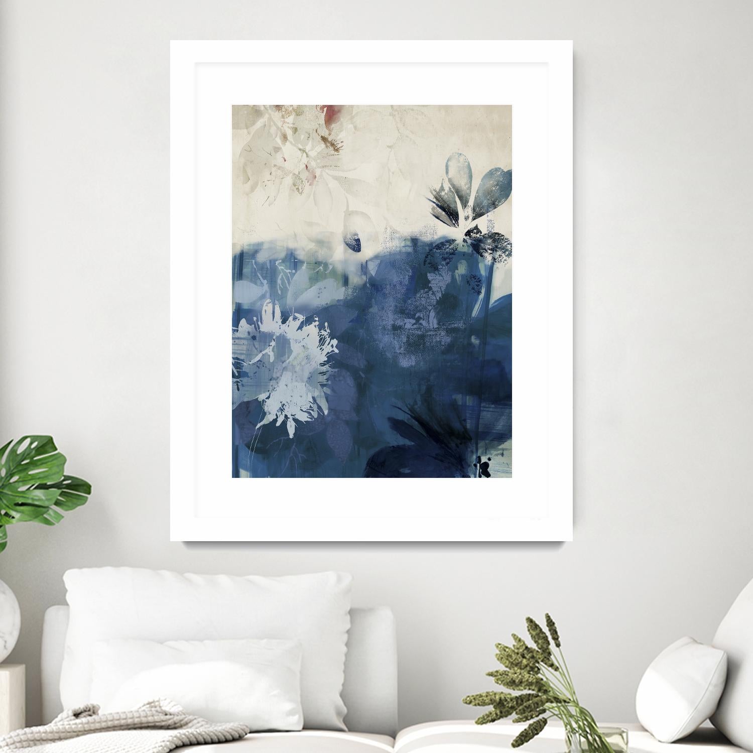 Unquiet Stone II by PI Studio on GIANT ART - white abstract