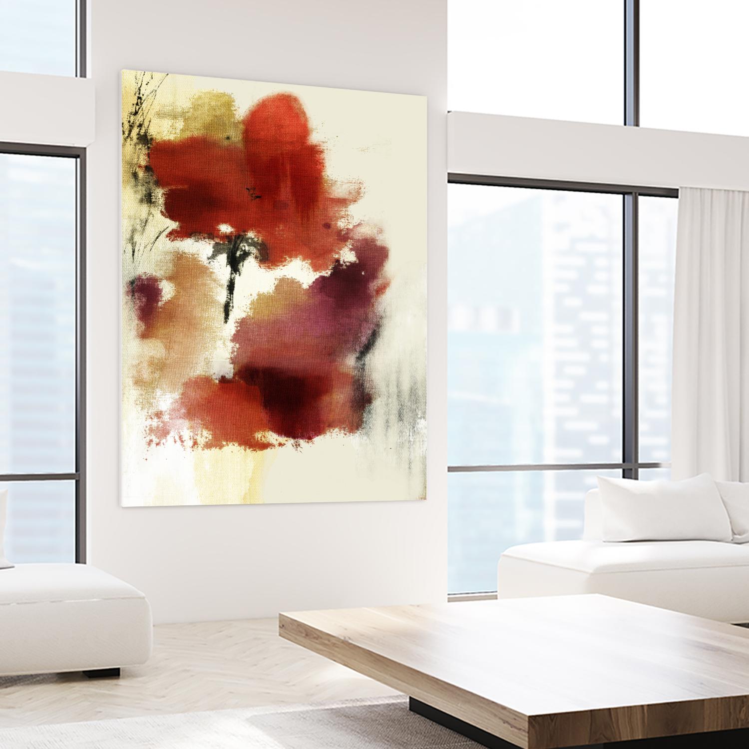 Sensual by PI Studio on GIANT ART - white floral