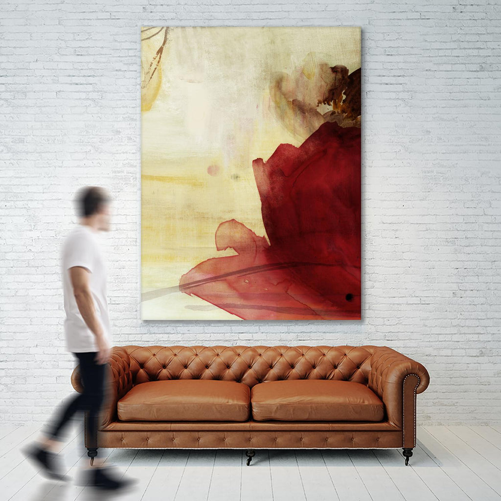 Georgia I by PI Studio on GIANT ART - red floral