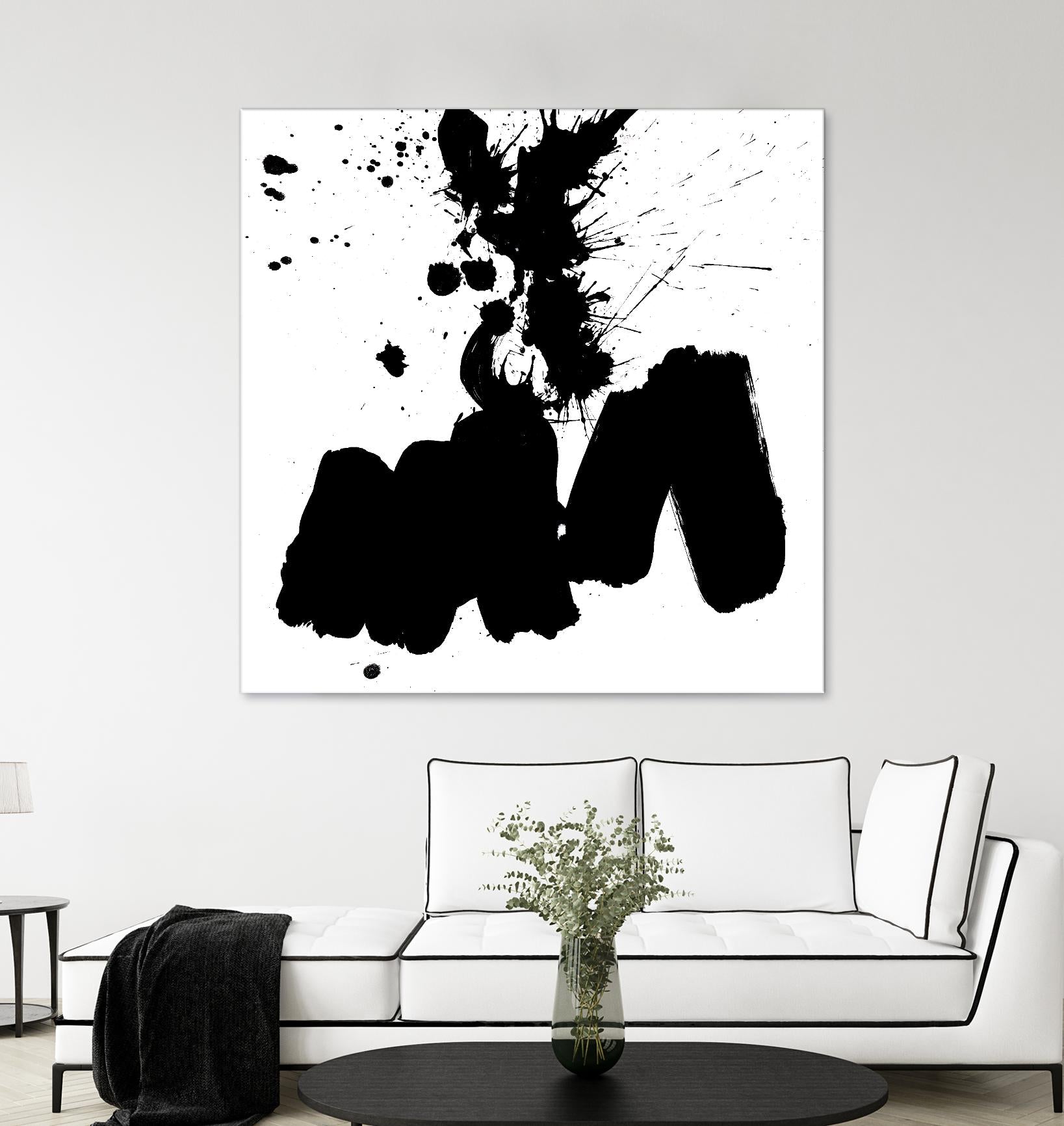 Ink Blot II by PI Studio on GIANT ART - white abstract