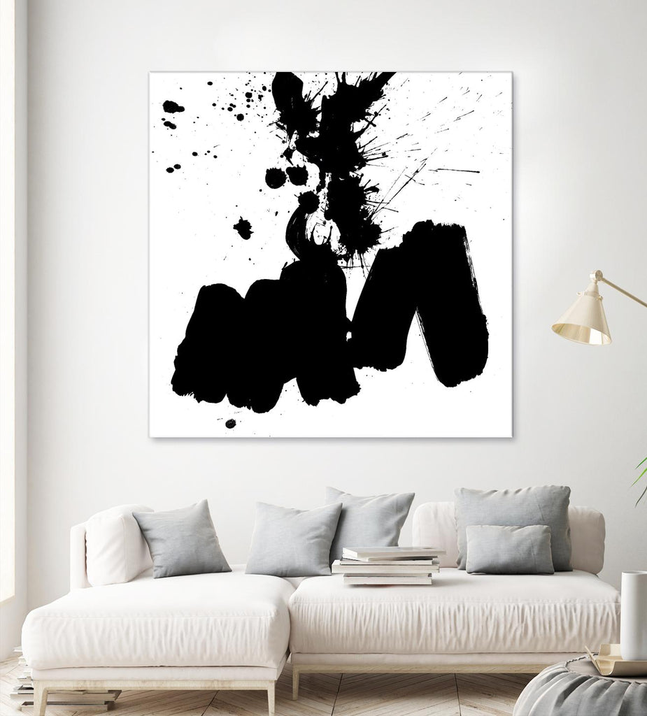 Ink Blot II by PI Studio on GIANT ART - white abstract