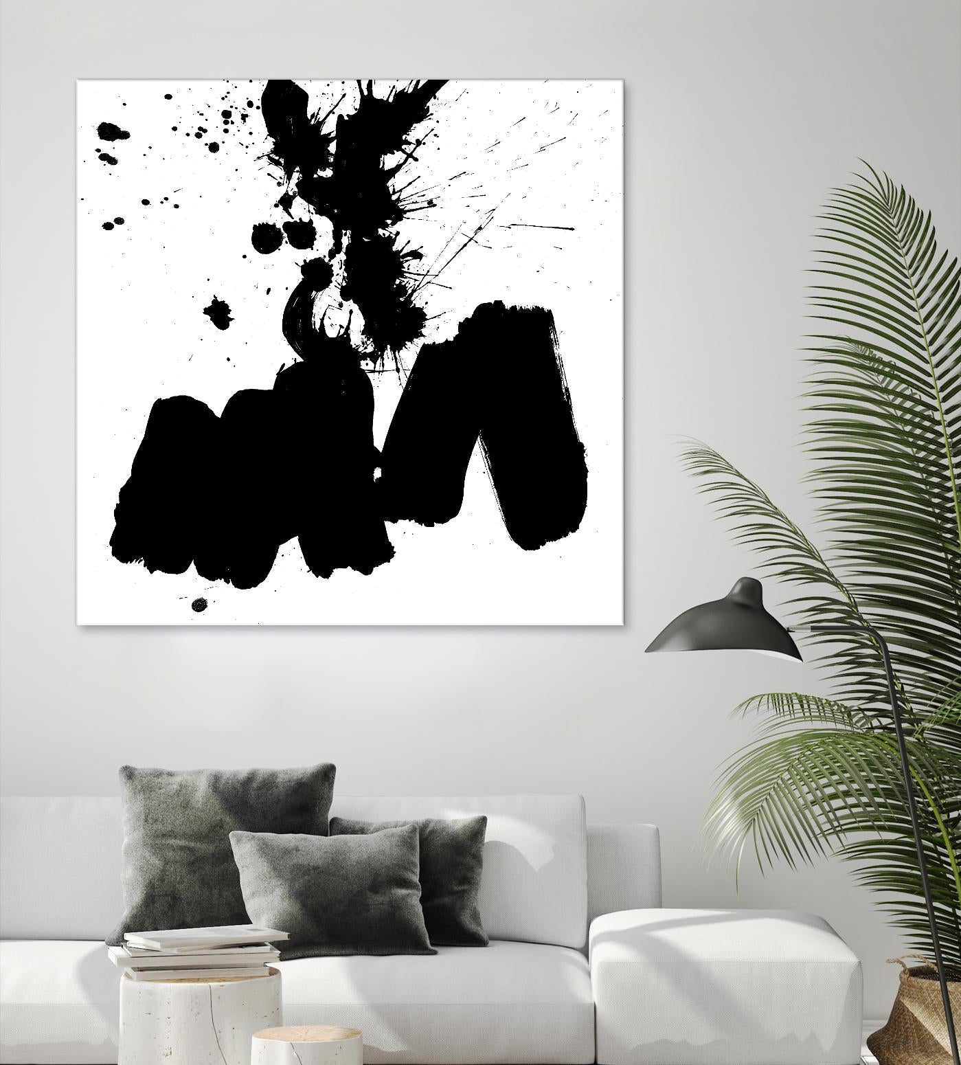 Ink Blot II by PI Studio on GIANT ART - white abstract