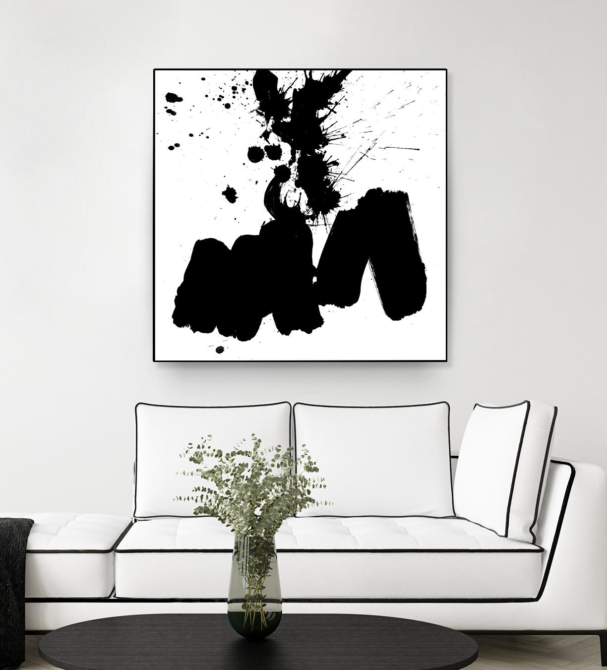 Ink Blot II by PI Studio on GIANT ART - white abstract