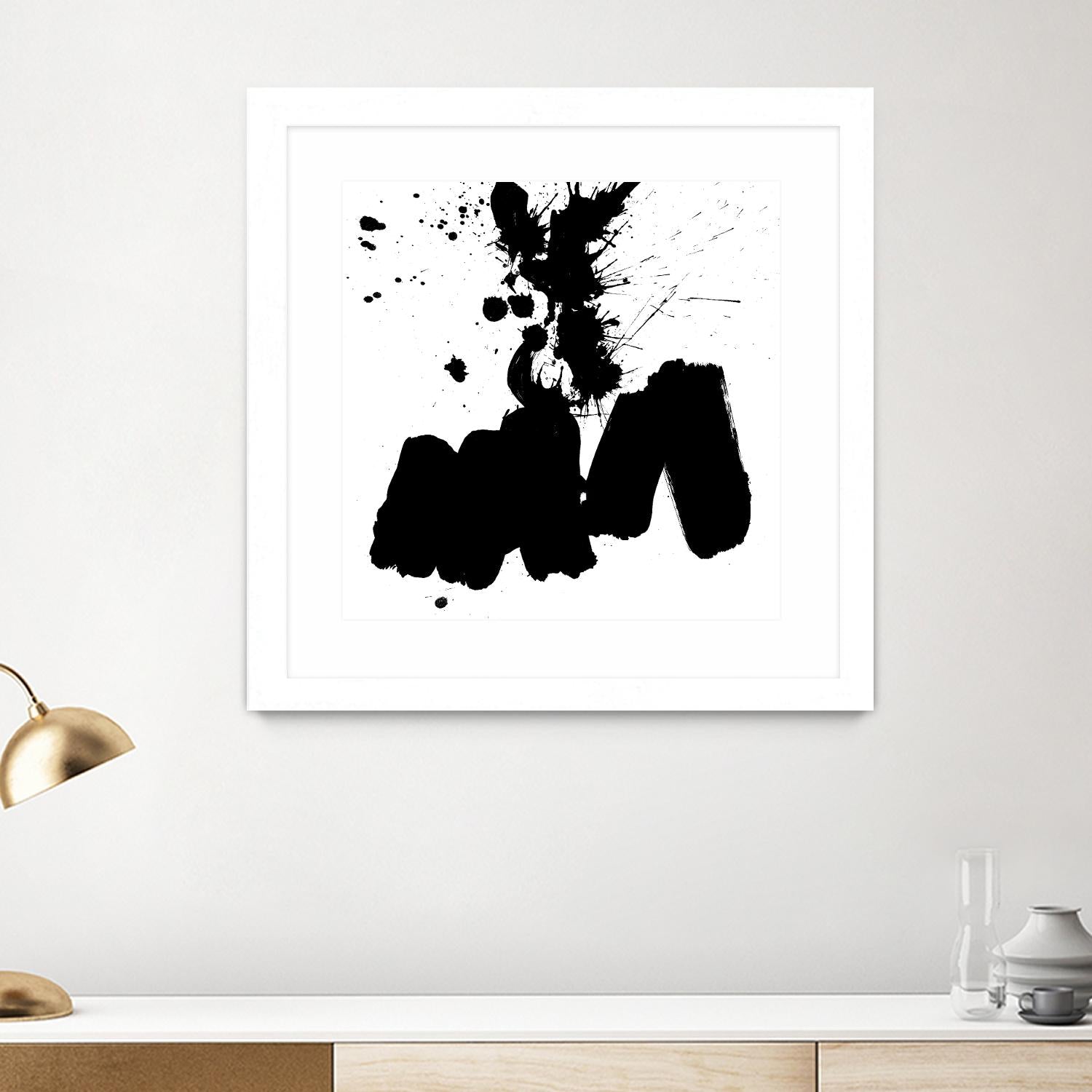Ink Blot II by PI Studio on GIANT ART - white abstract