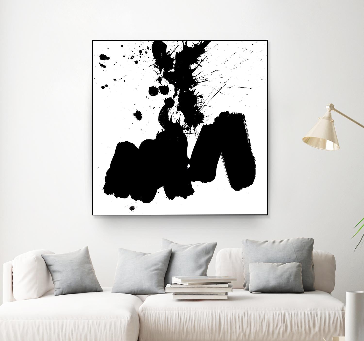 Ink Blot II by PI Studio on GIANT ART - white abstract