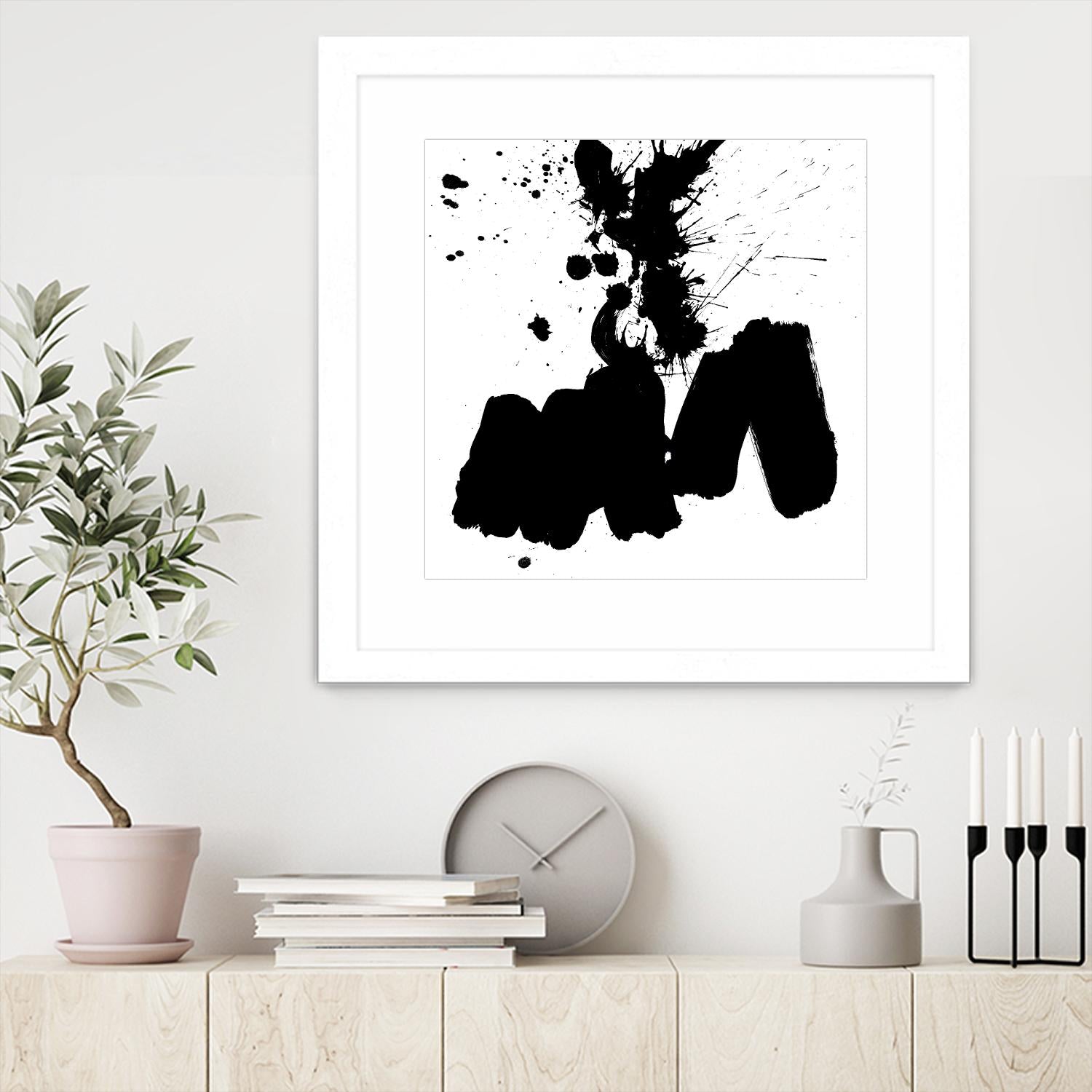 Ink Blot II by PI Studio on GIANT ART - white abstract