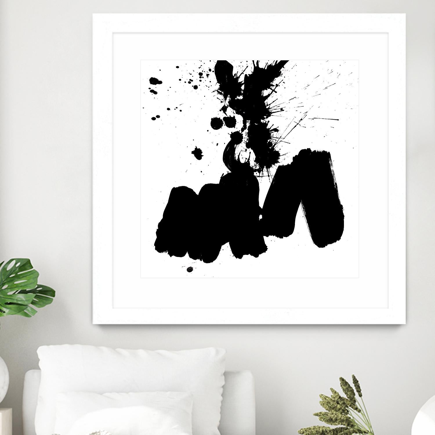 Ink Blot II by PI Studio on GIANT ART - white abstract