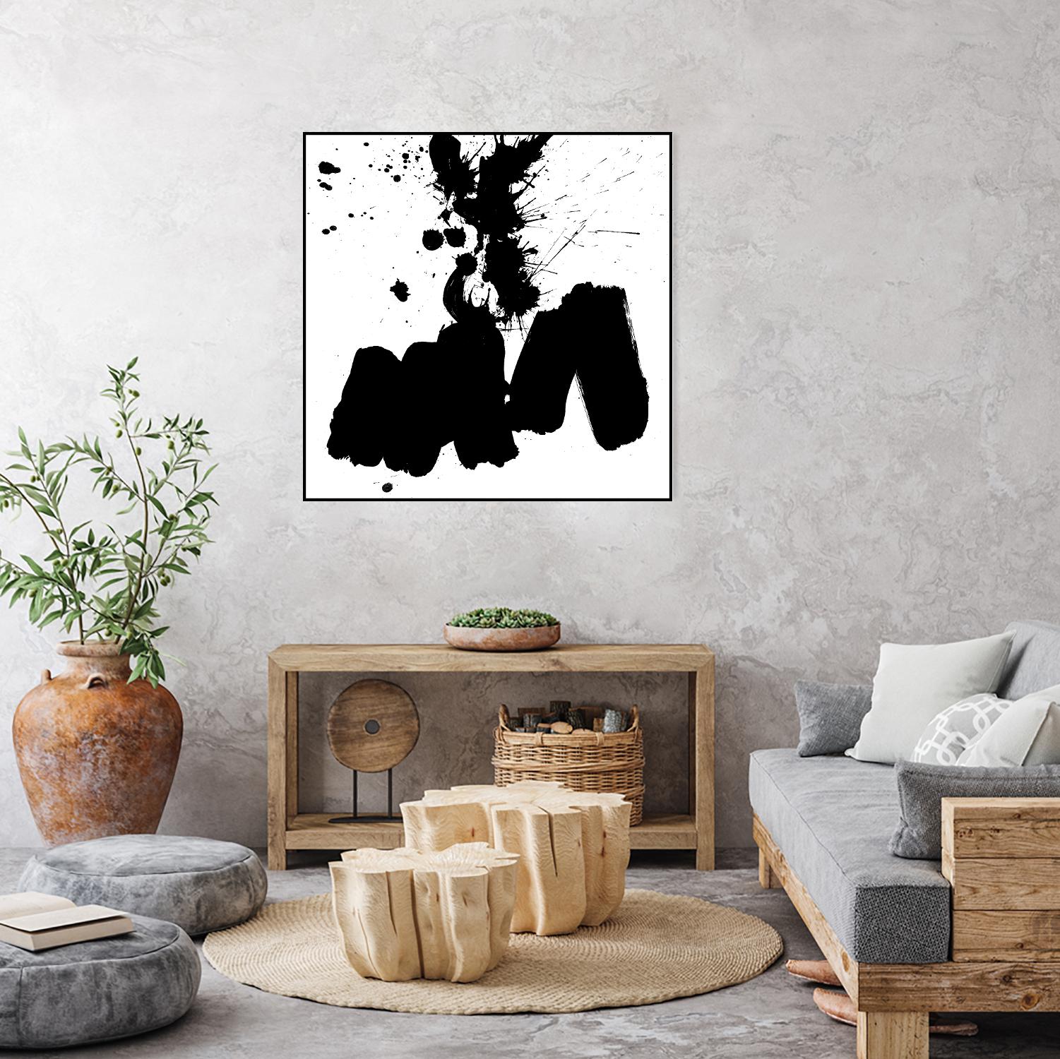 Ink Blot II by PI Studio on GIANT ART - white abstract