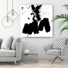 Ink Blot II by PI Studio on GIANT ART - white abstract