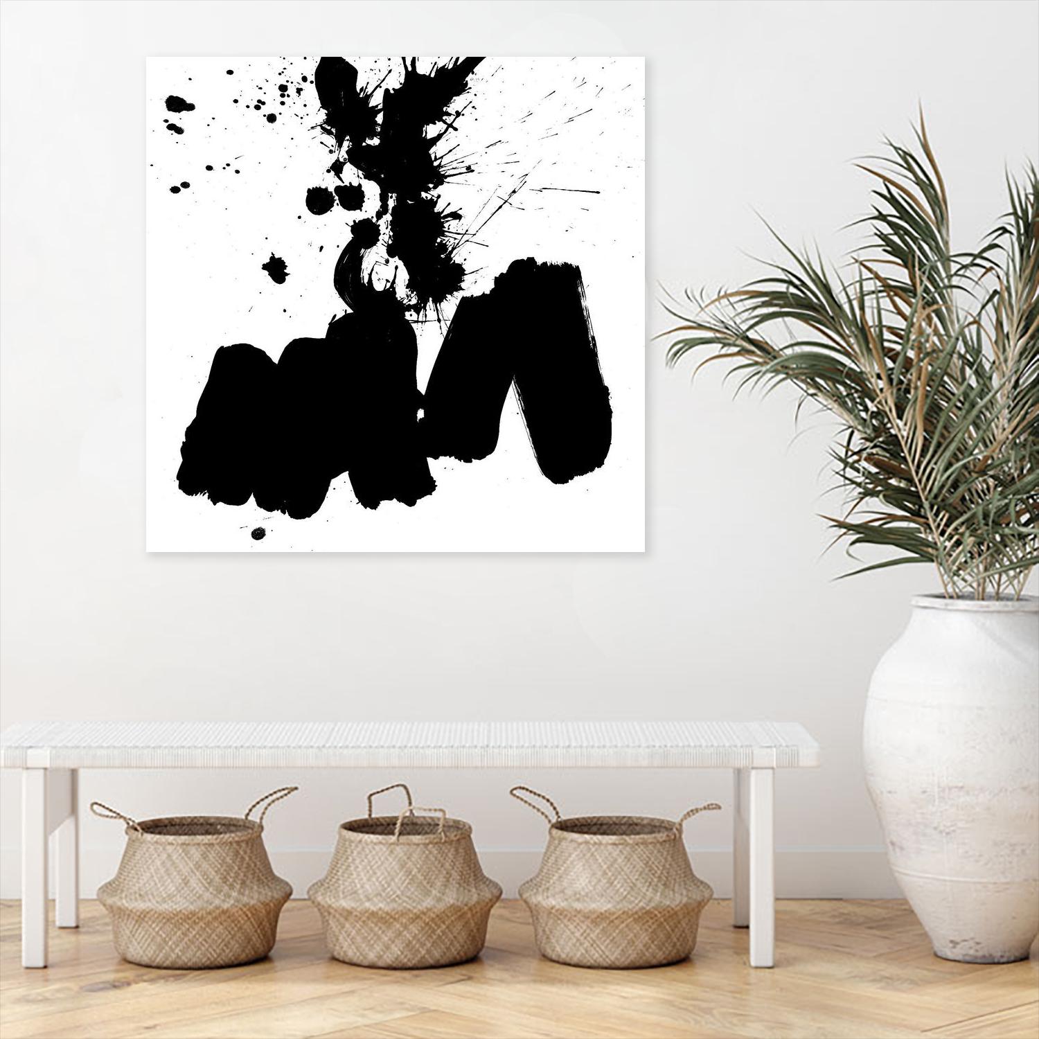 Ink Blot II by PI Studio on GIANT ART - white abstract