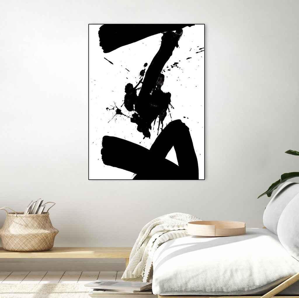 Ink Blot IV by PI Galerie on GIANT ART - white abstract