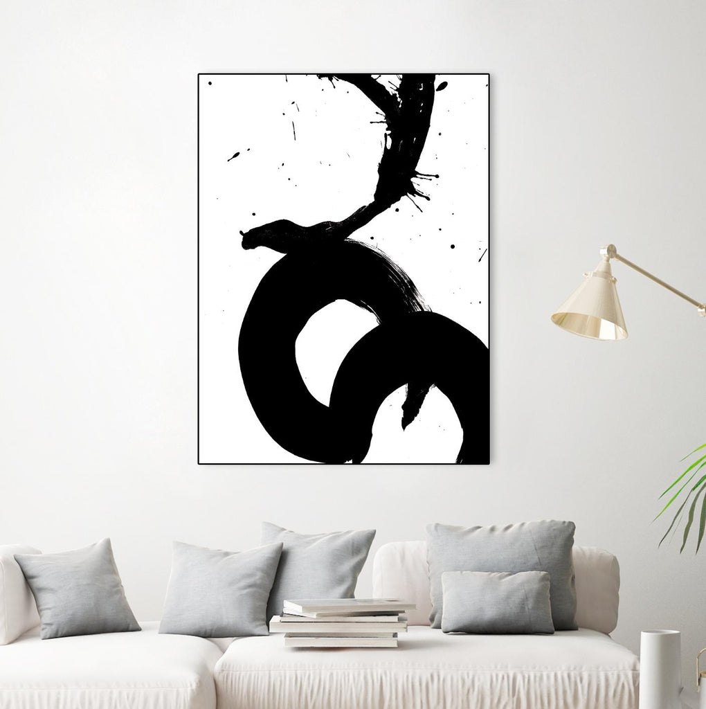 Ink Blot V by PI Galerie on GIANT ART - white abstract