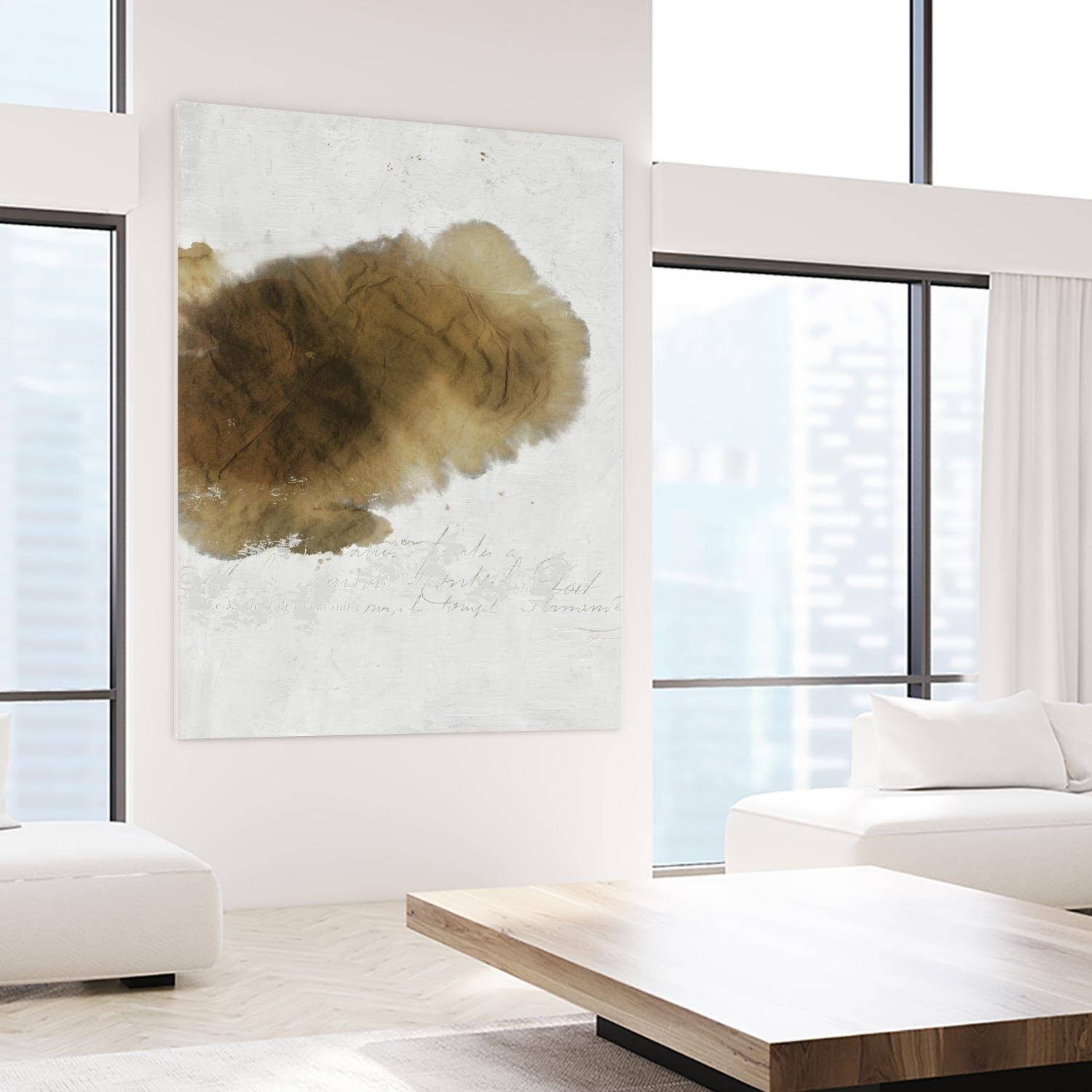 Dot by PI Studio on GIANT ART - white abstract