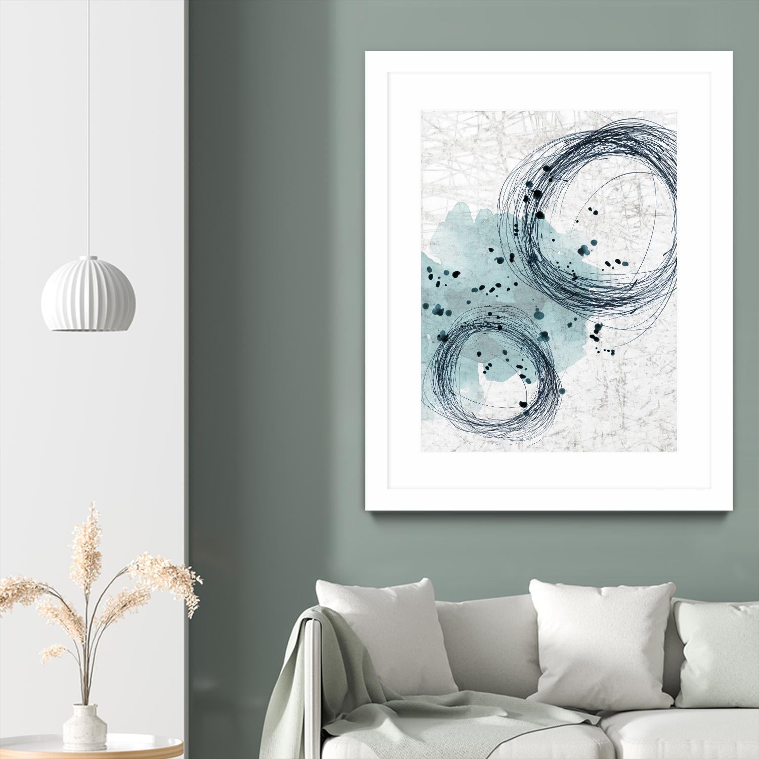 Close by PI Studio on GIANT ART - white abstract