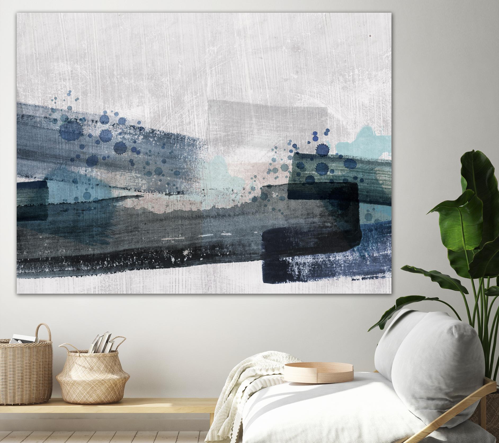 Crush by PI Studio on GIANT ART - cyan abstract