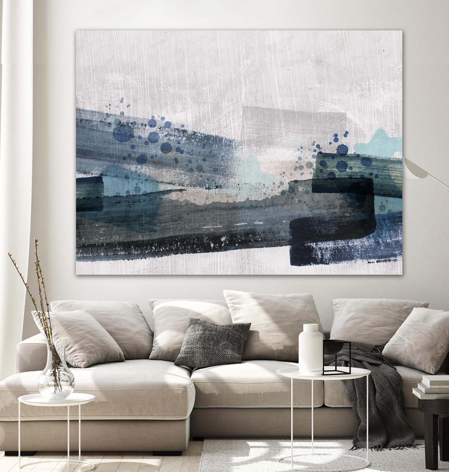 Crush by PI Studio on GIANT ART - cyan abstract