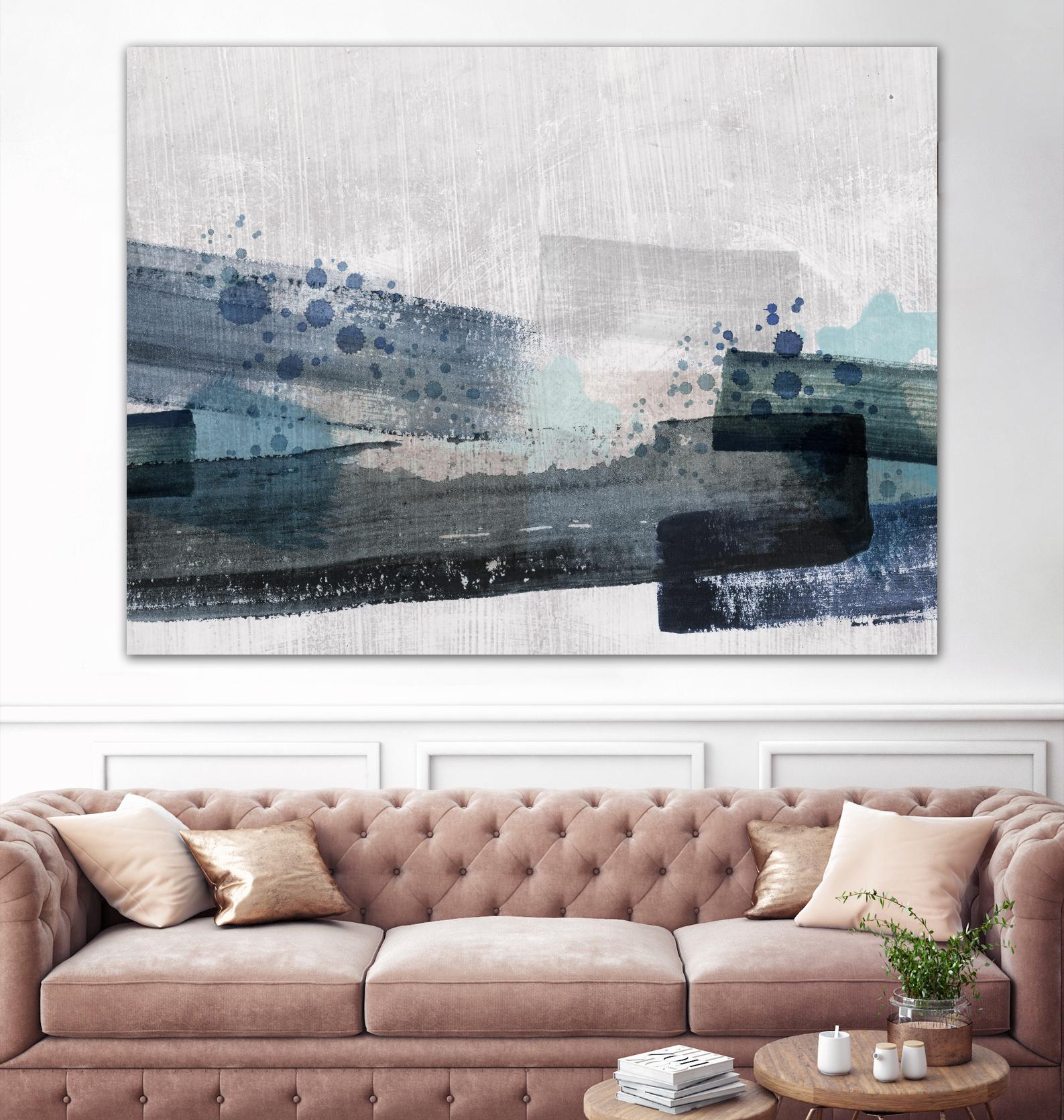 Crush by PI Studio on GIANT ART - cyan abstract