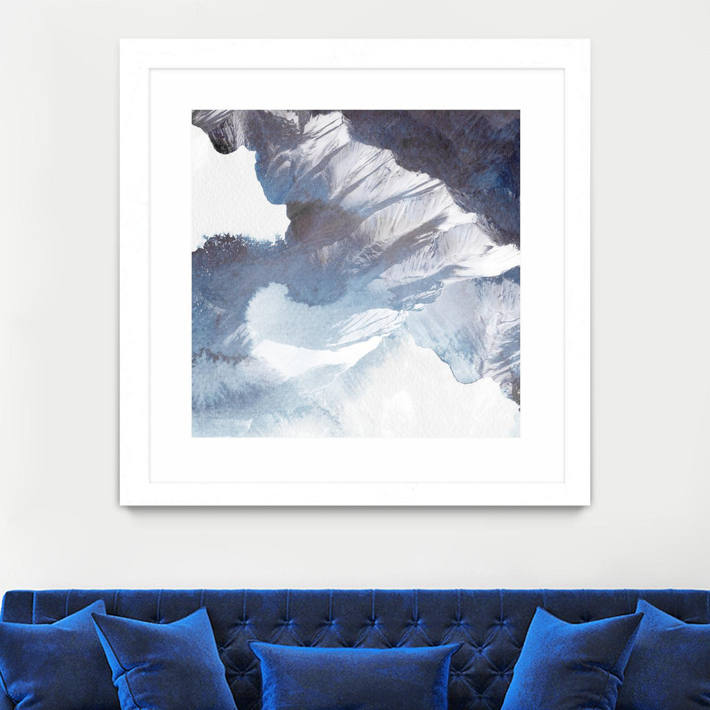 Blue Canyon par PI Studio sur GIANT ART - abstrait blanc